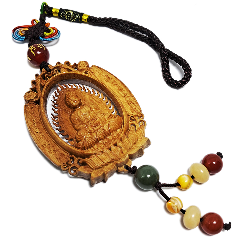 佛&觀音菩薩{檀香}掛飾【十方】140760