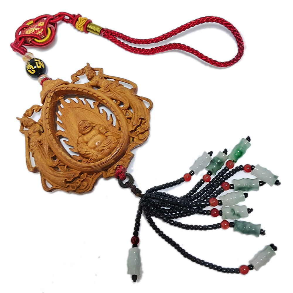 彌勒佛&觀音菩薩&飛天女{檀香}掛飾【十方】140758