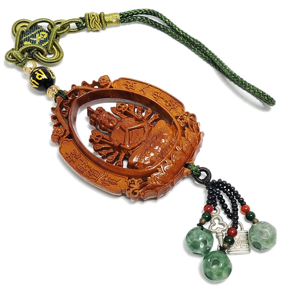 千手觀音 {檀香}掛飾【十方】140415