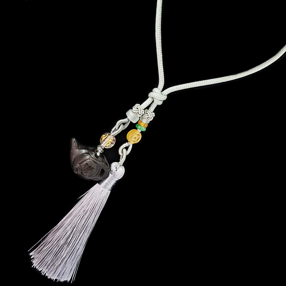 南瓜壺黑檀木雕掛飾【十方】141036