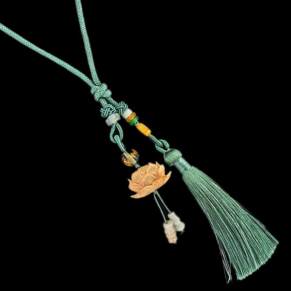 蓮花黃陽木雕 吉祥掛飾【十方】141037