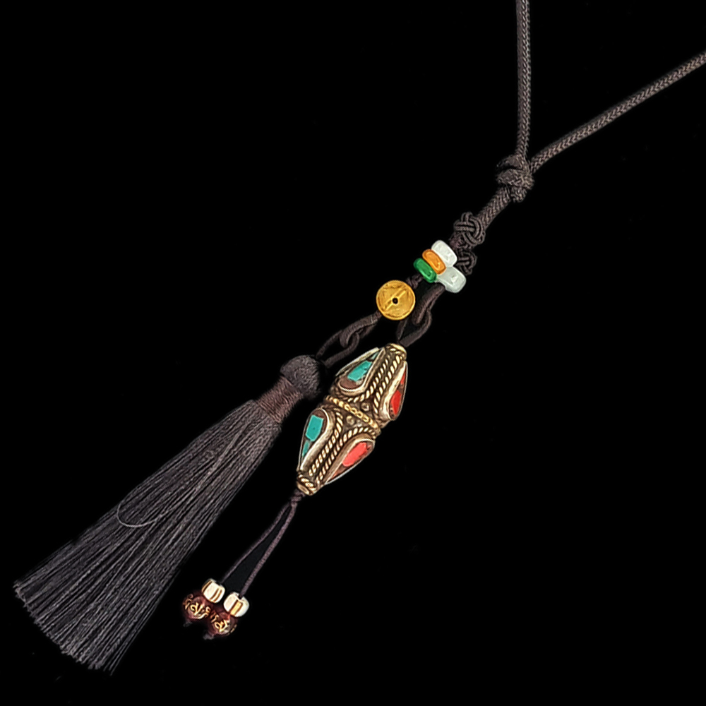 金剛杵藏式手工銅珠法寶掛飾【十方】141261