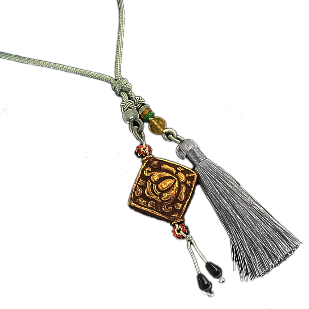 蓮花藏式四方手工銅珠吉祥掛飾【十方】141255