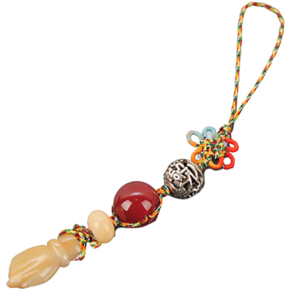 六字真言+玉佛手掛飾【十方】141051