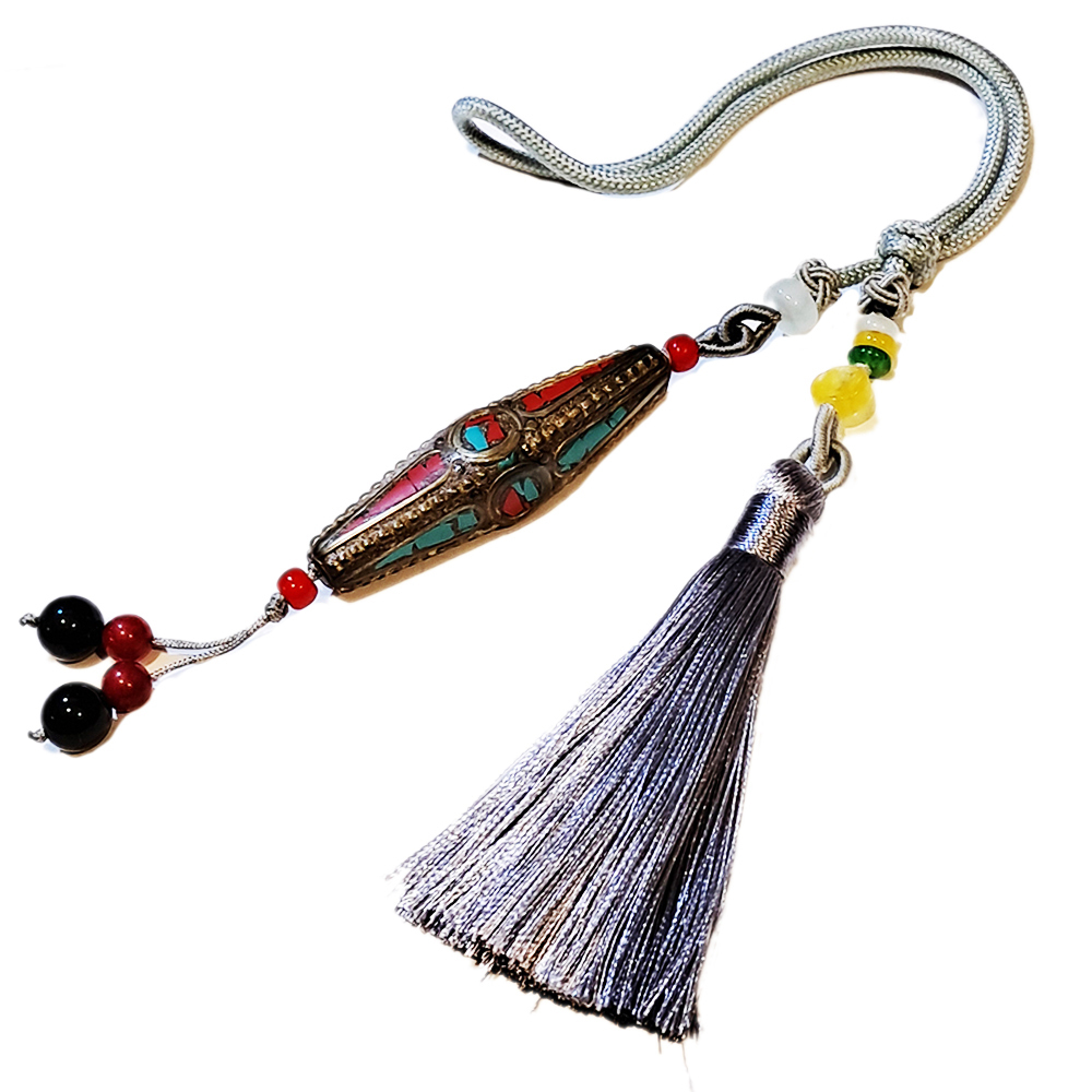 嗡 藏式 天珠手工銅珠掛飾【十方】141250