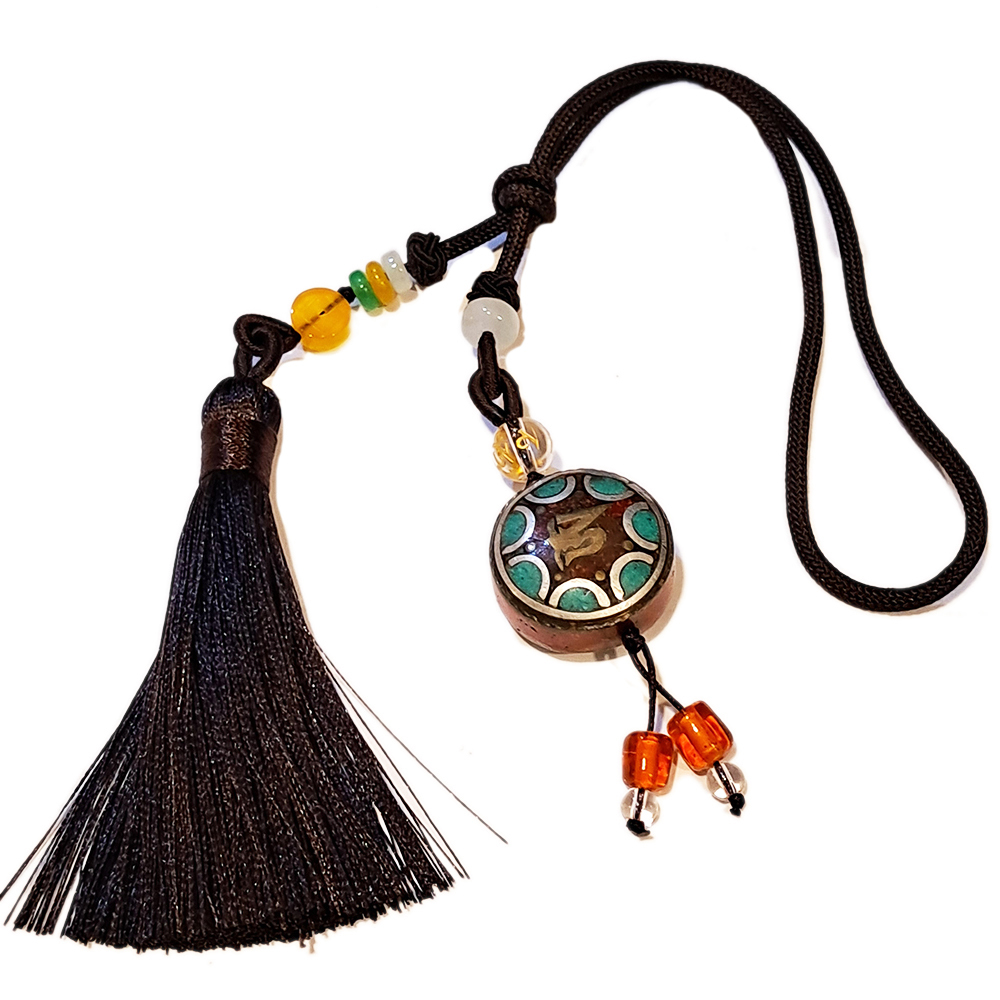 嗡 藏式手工銅珠法寶掛飾【十方】141249