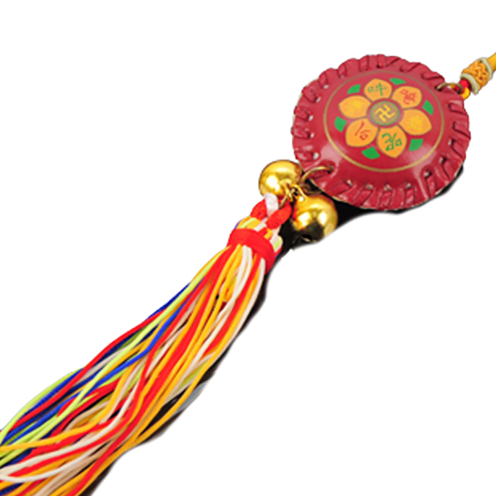 六字咒輪{皮革}平安掛飾【十方】141062