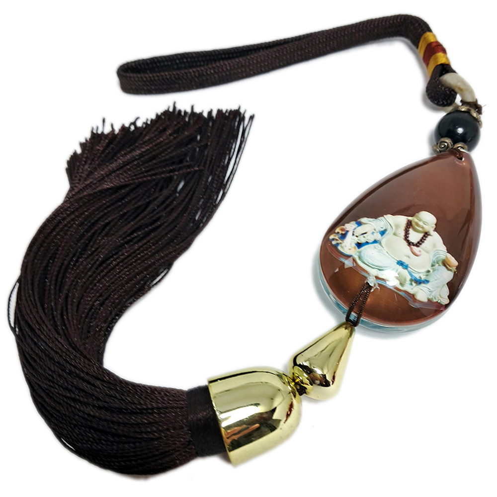 彌勒佛{琉璃水晶}掛飾【十方】141060