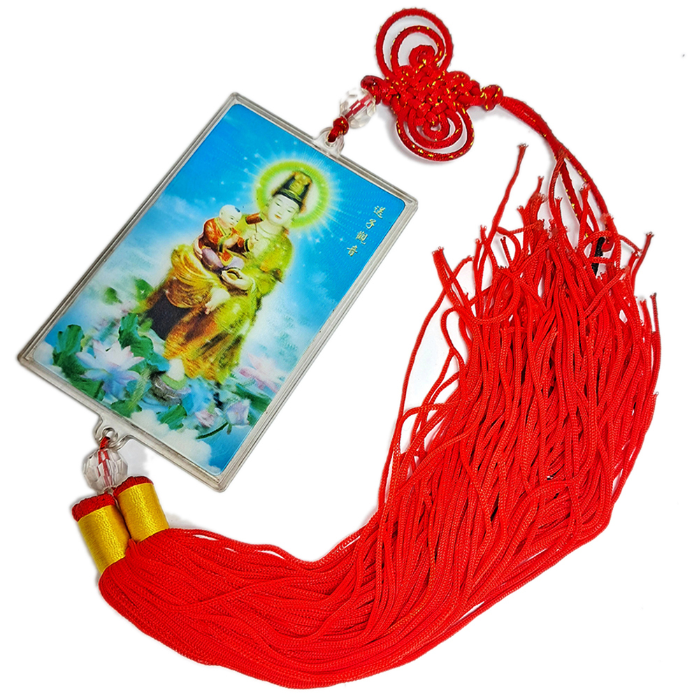 送子觀音3D佛卡掛飾【十方】141048