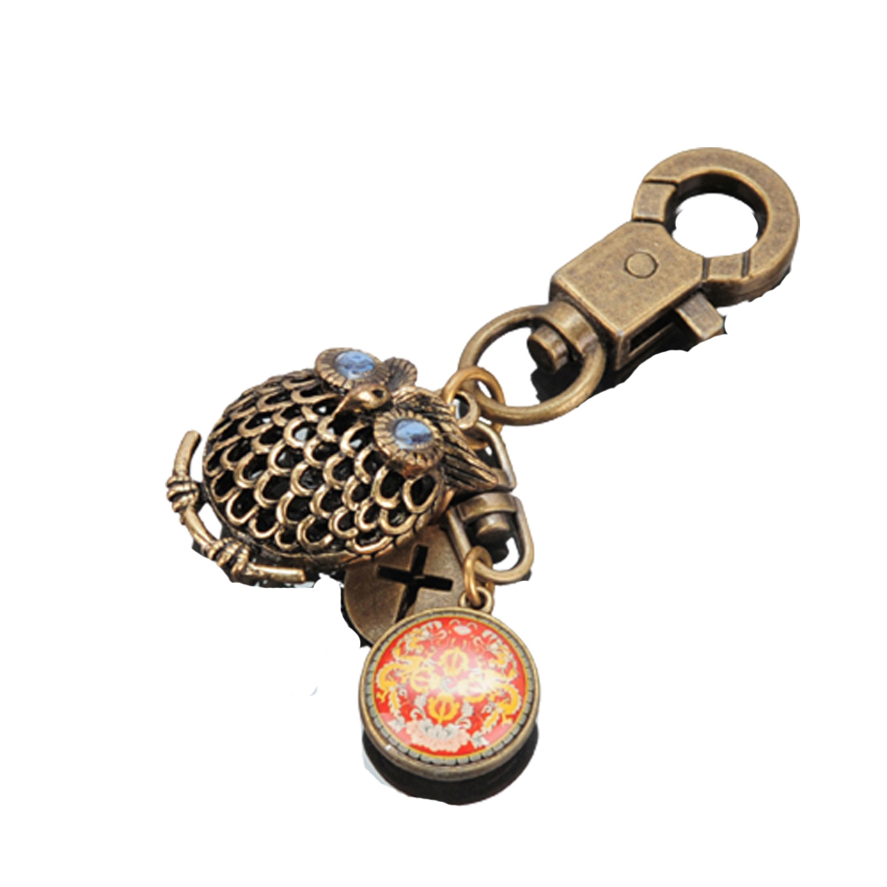 十字杵+貓頭鷹鎖圈【十方】142053