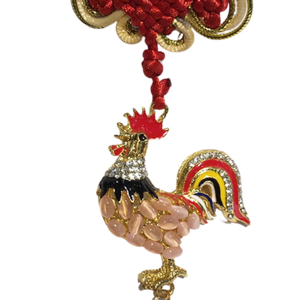 金雞獨立鑲寶石吉祥掛飾【十方】142621