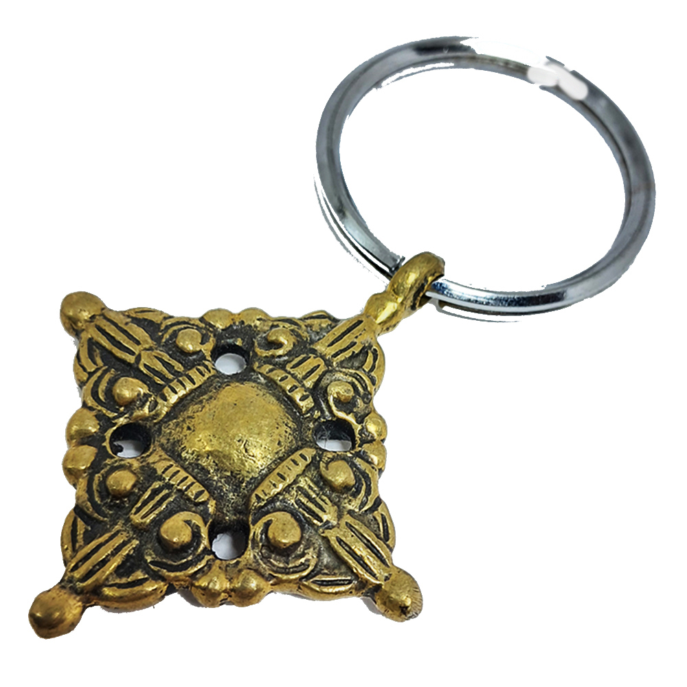 十字杵 雙面銅製 鑰駛圈【十方】142771