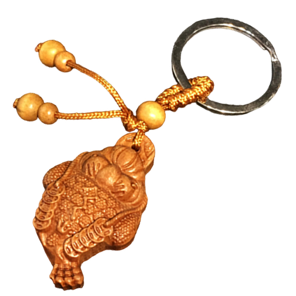 咬錢蟾蜍(棗木)鎖圈【十方】143305