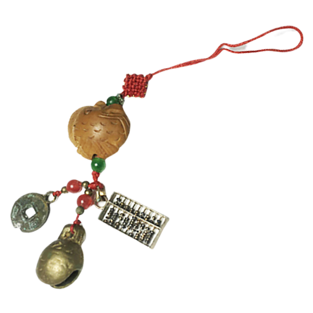 精打細算925銀算盤 有餘吉祥掛飾【十方】145214