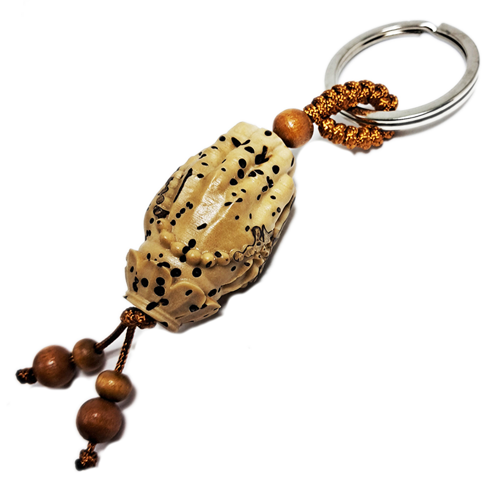 合掌佛手 菩提果 平安鎖圈 11.5 公分【十方】145259