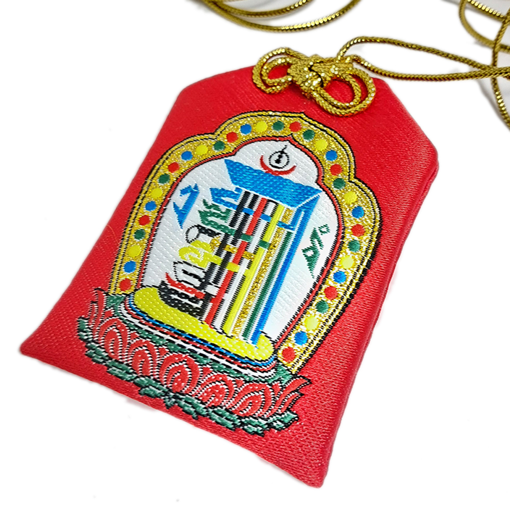 十相自在&六字真言 紅色 香包袋【十方】145103