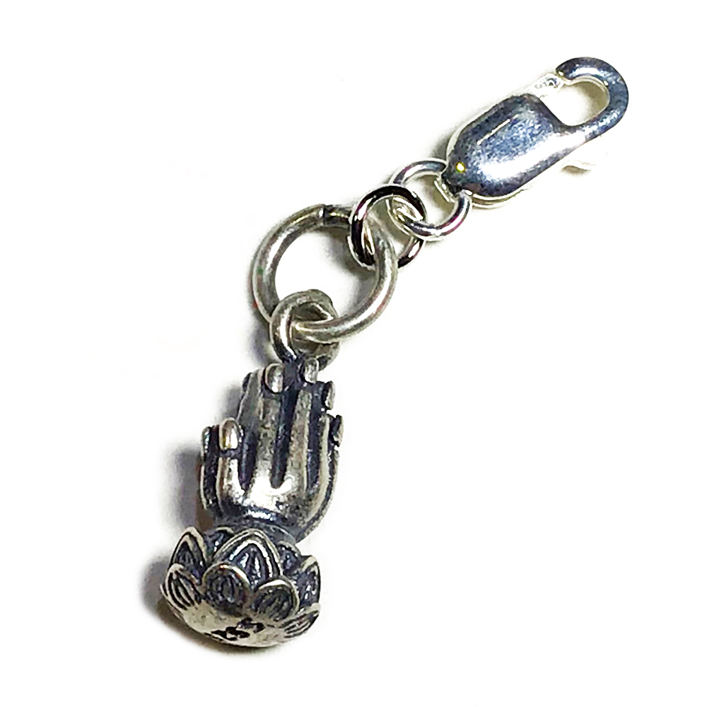 合掌 恭敬心 {925純銀}念珠夾【十方】148311