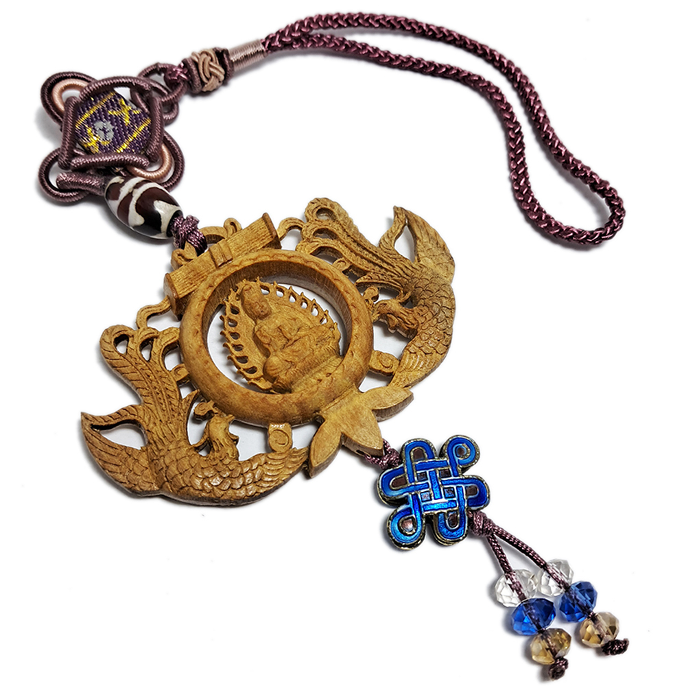 佛{檀香}鳳凰法輪掛飾【十方】148908