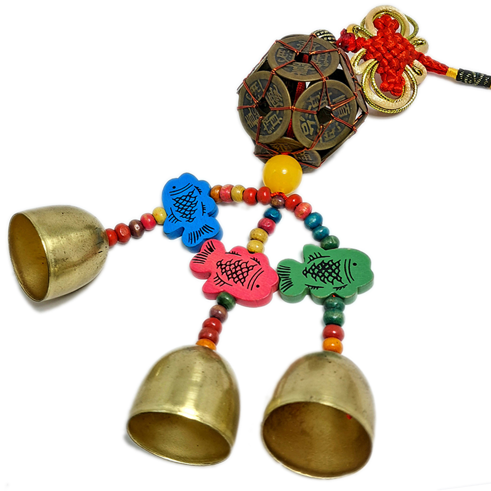 五帝錢避邪鈴鐺開運掛飾【十方】148821