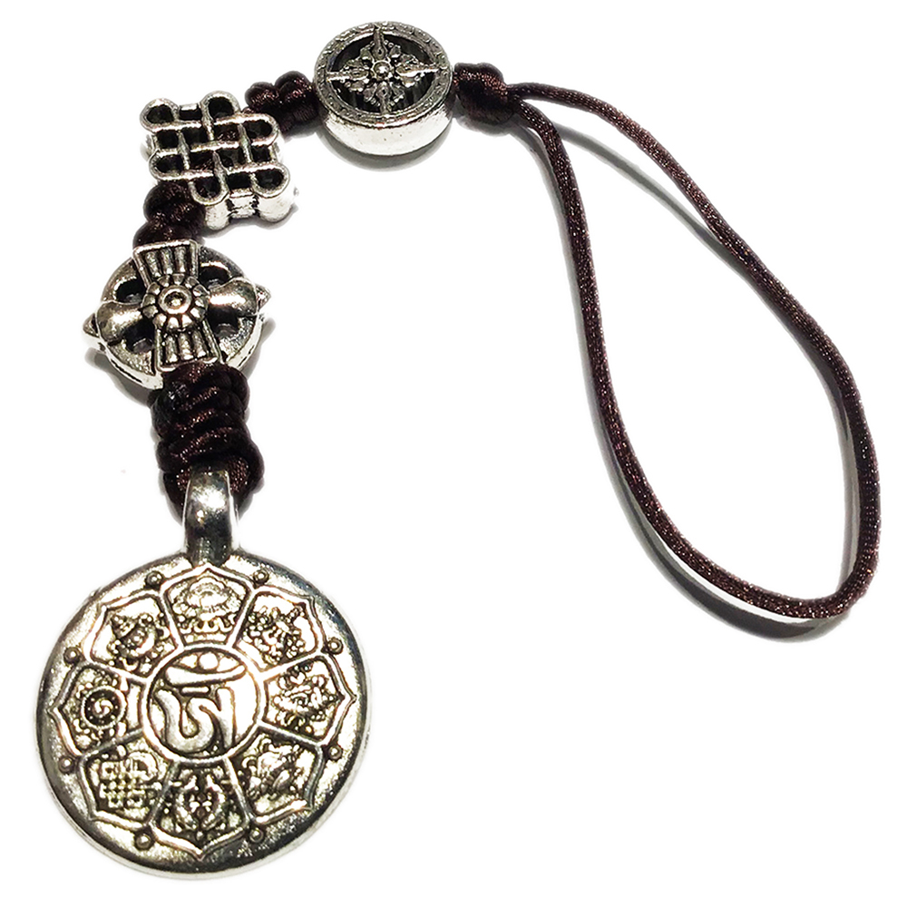 九宮八卦&八吉祥 銀色2.2公分 法寶掛飾【十方】149652