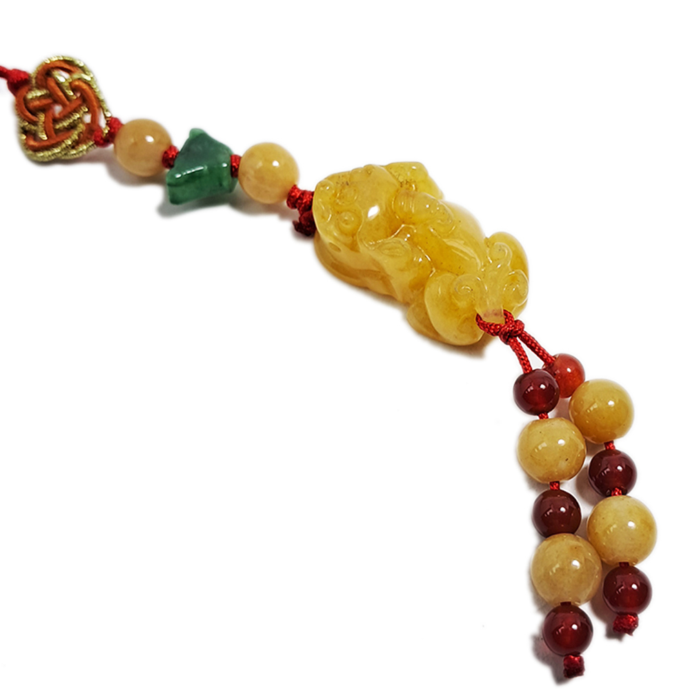 招財貔貅黃玉掛飾【十方】149765