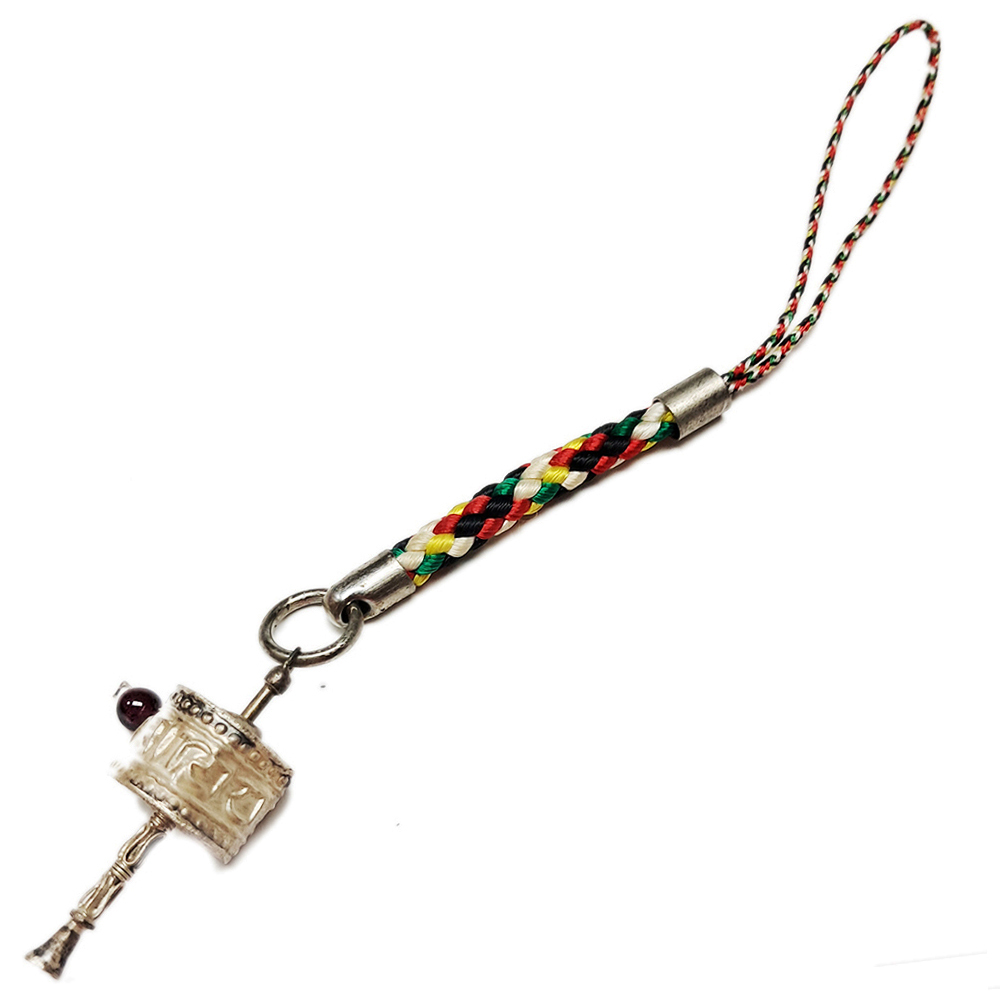 轉經輪{銀}小掛飾【十方】151629