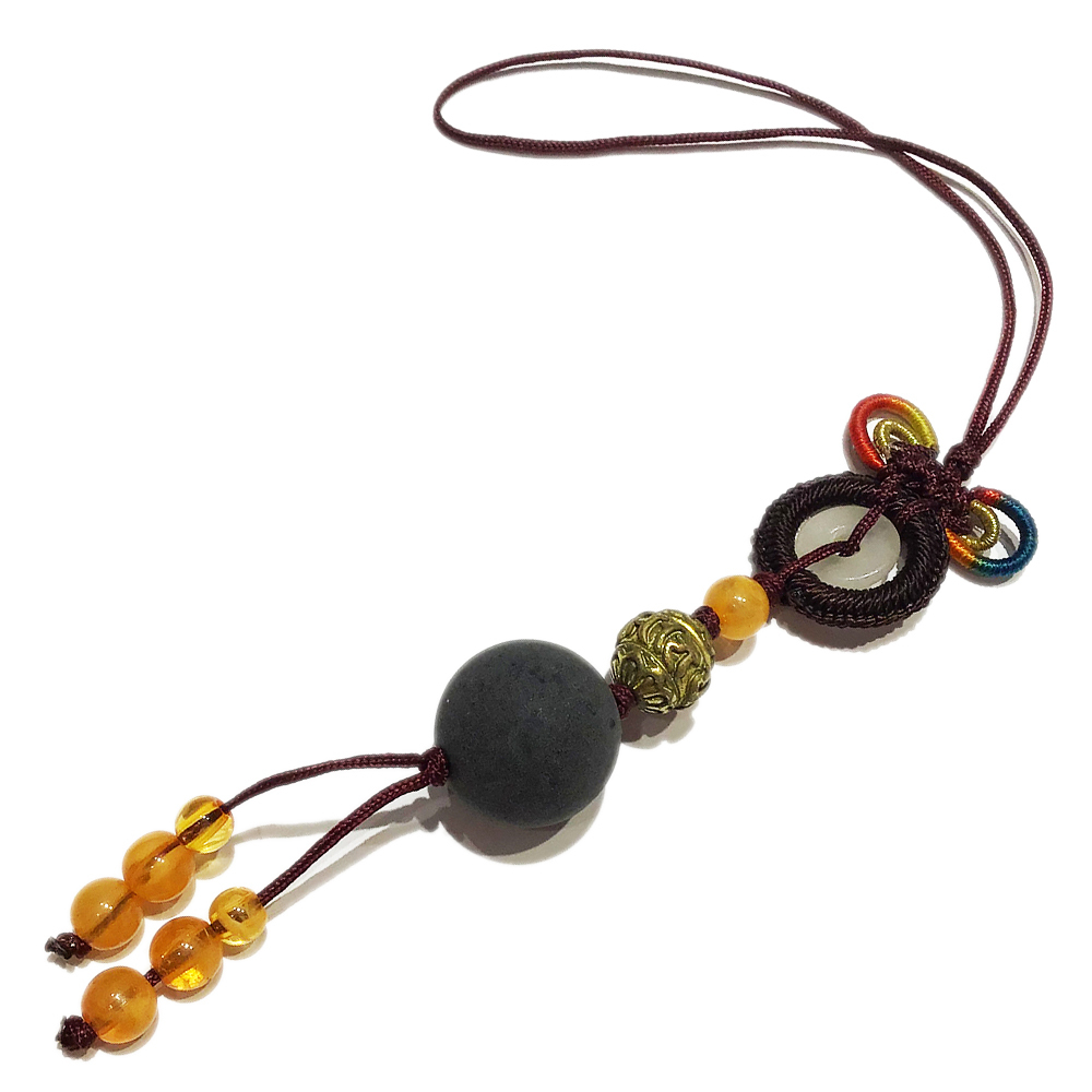 六字真言+靈草藥珀吊飾【十方】150842