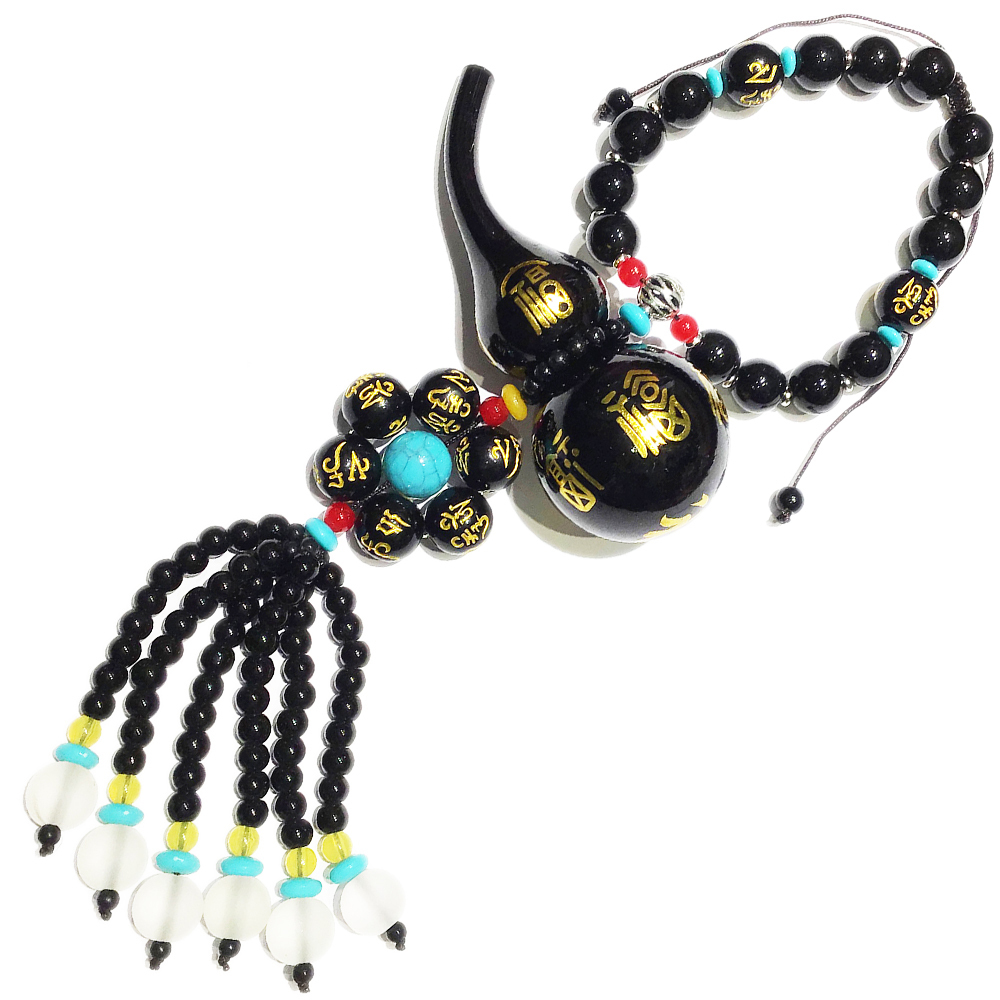 金福琉璃葫蘆吉祥提珠掛飾【十方】151072