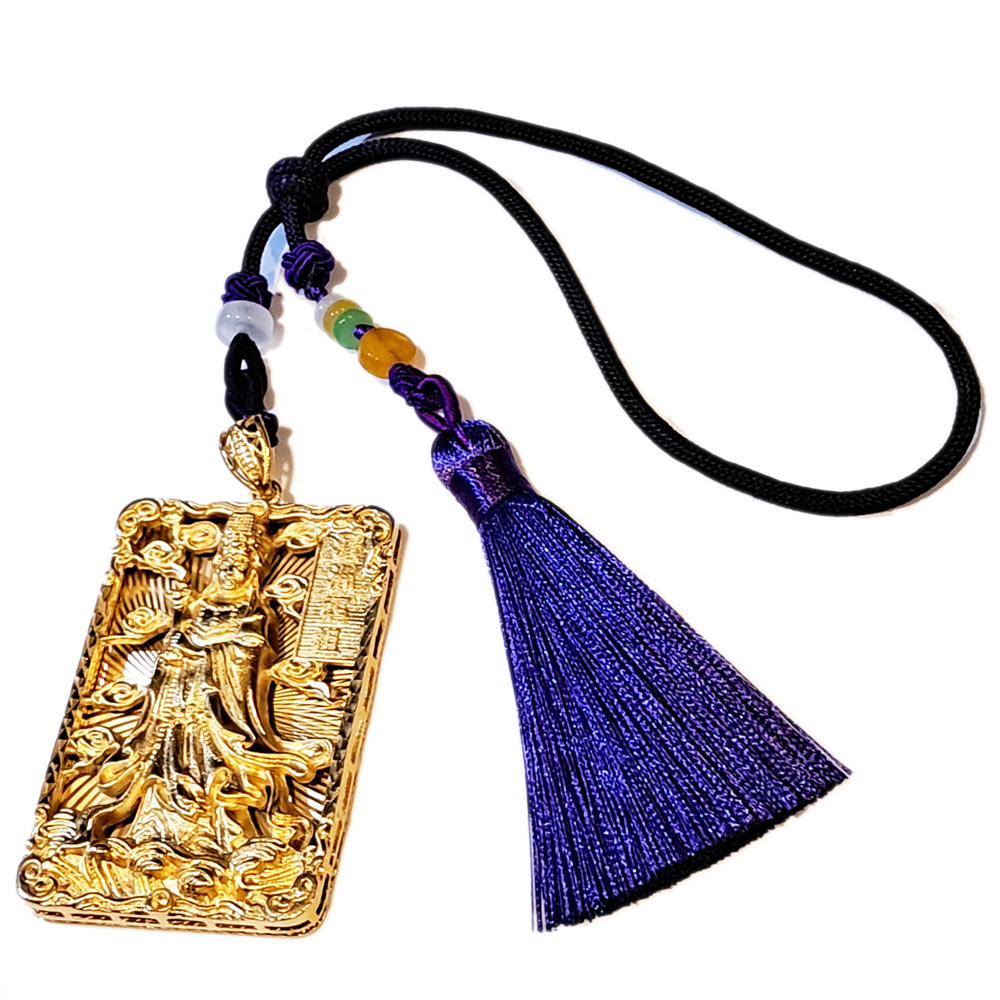 天上聖母媽祖深紫掛飾【十方】151257