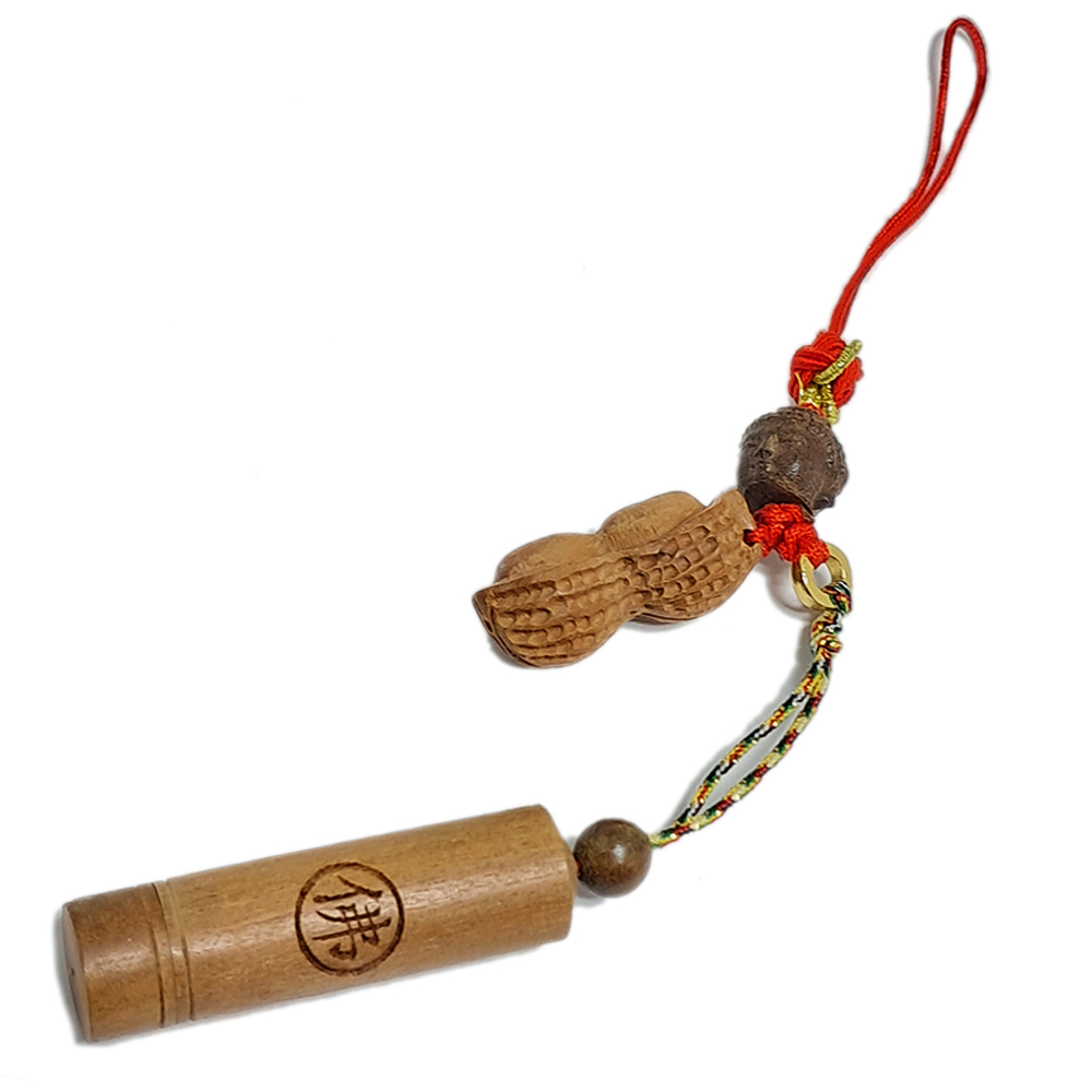 佛{檀香木雕}&好事發生{桃木}吊飾【十方】152003