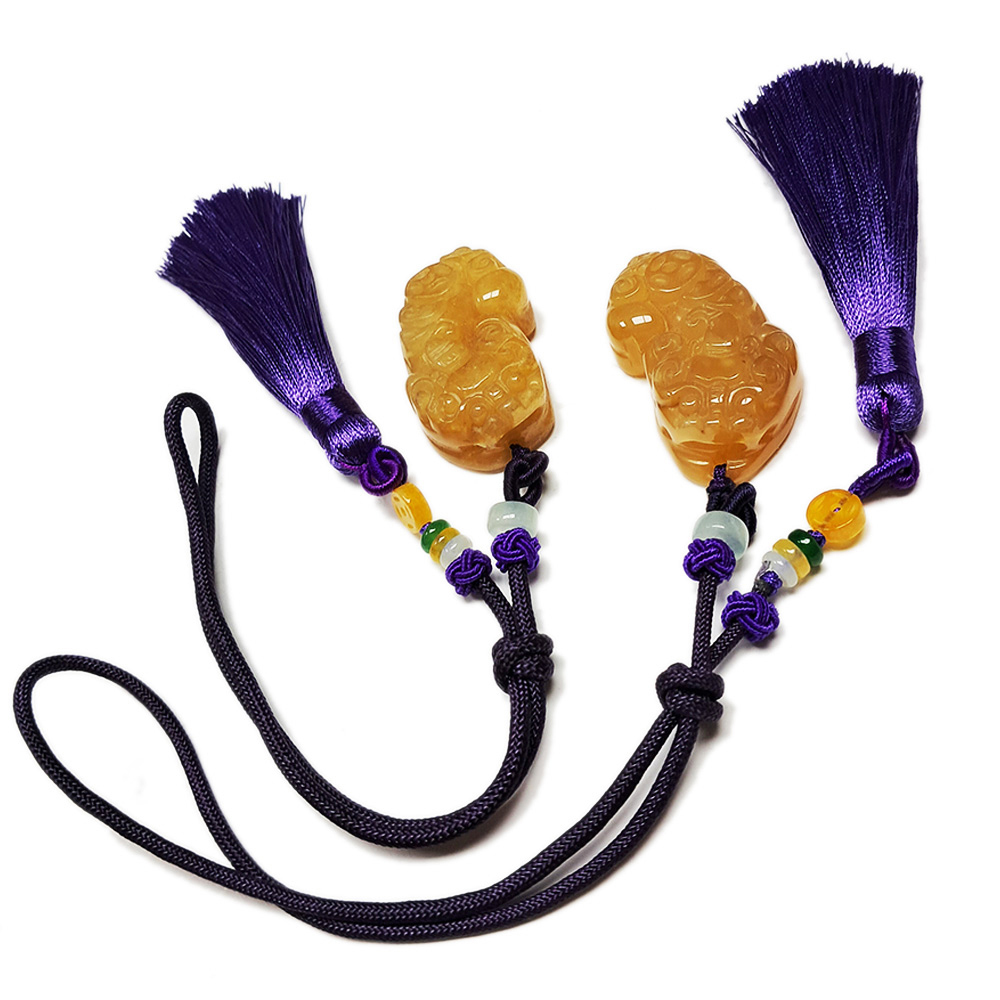 招財貔貅{黃玉}開運掛飾【十方】151799