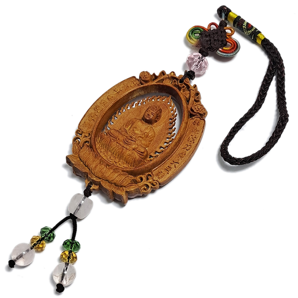 佛&觀音{檀香} 木雕掛飾【十方】151987