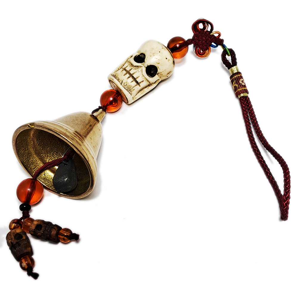 避邪骷顱頭&銅鈴掛飾【十方】152034