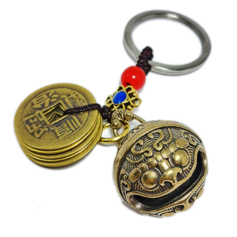 五帝錢&銅鈴鎖圈【十方】152039