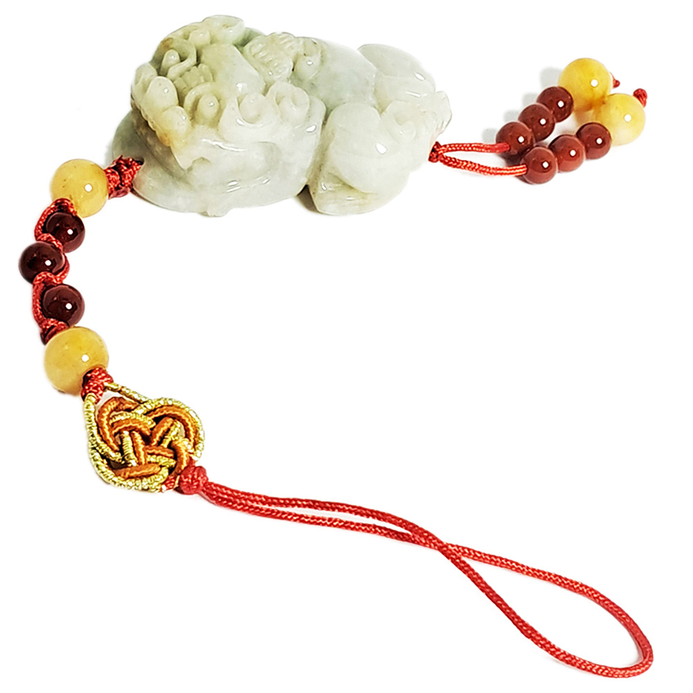 玉貔貅招財掛飾【十方】152182