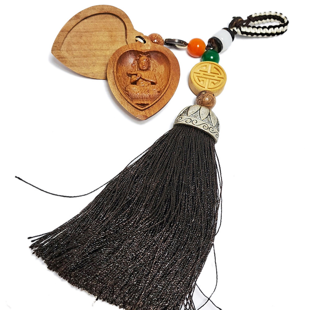 大勢至菩薩{檀香木}掛飾【十方】152222