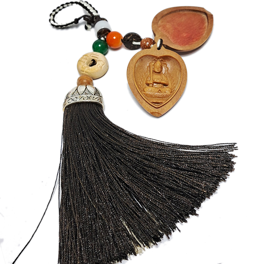 虛空藏如來{檀香木}掛飾【十方】152209