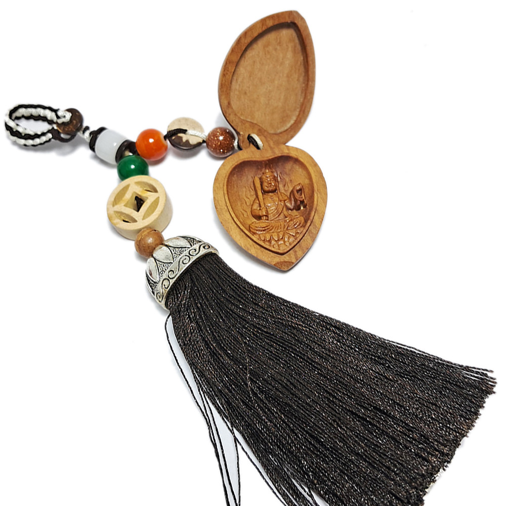 不動明王{檀香木}肖雞守護神掛飾【十方】152188