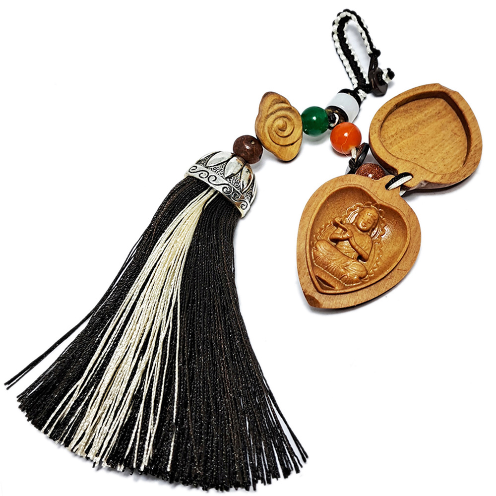 大勢至菩薩{檀香木}掛飾【十方】152223