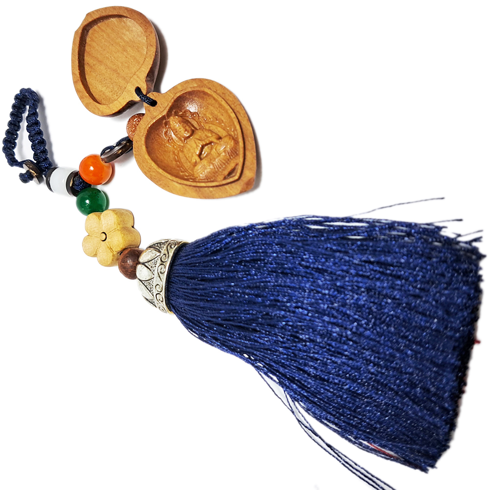 普賢菩薩{檀香木}掛飾【十方】152197