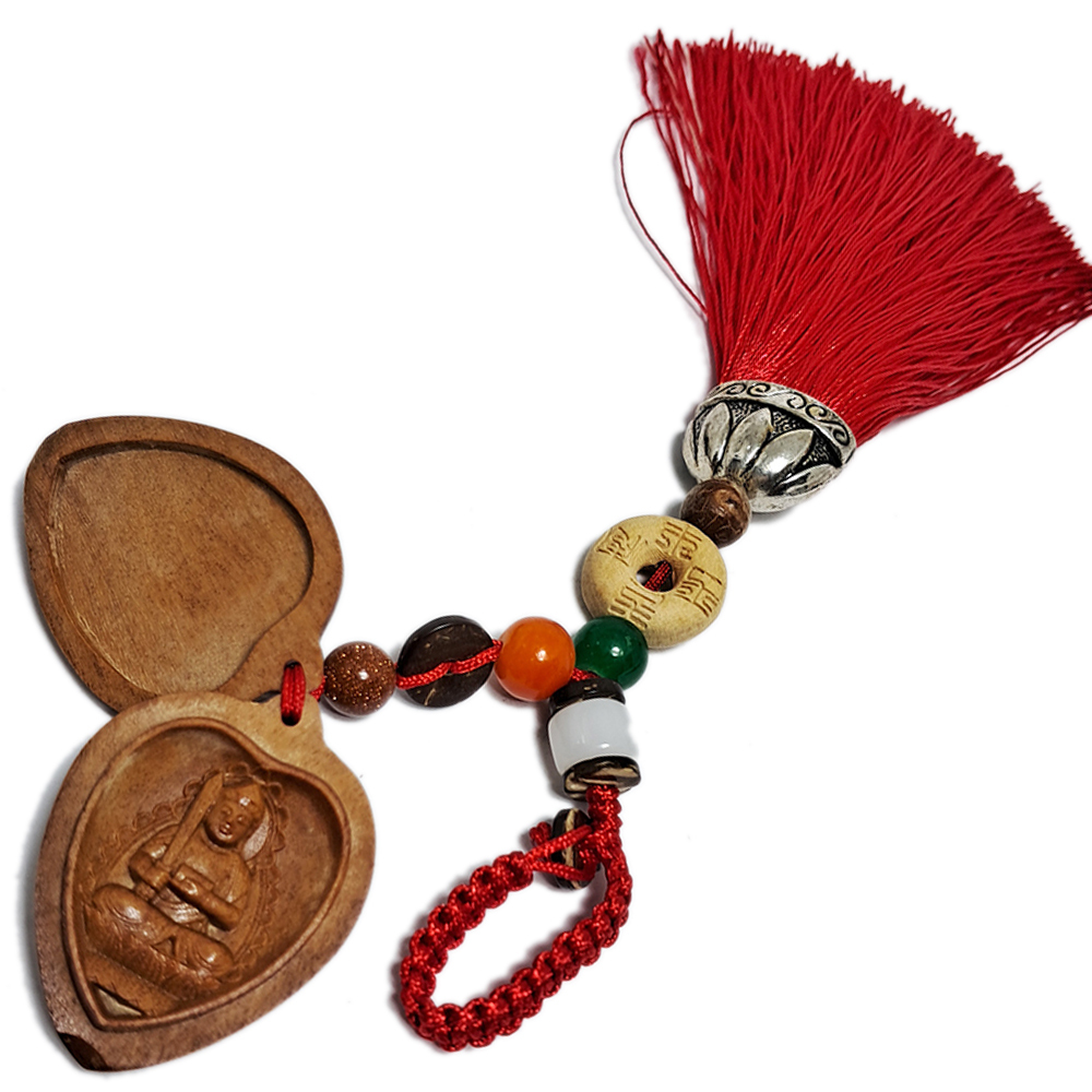 虛空藏如來{檀香木}掛飾【十方】152210