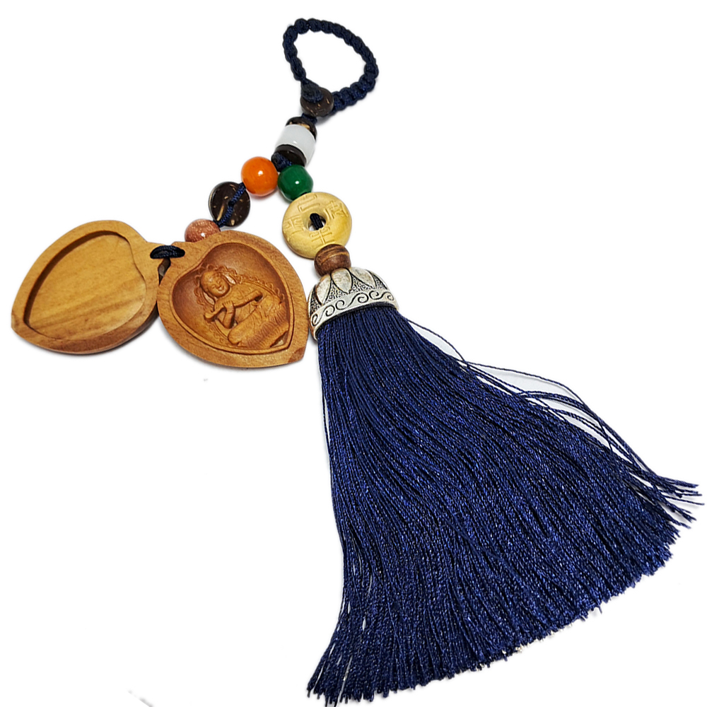 大勢至菩薩{檀香木}掛飾【十方】152218