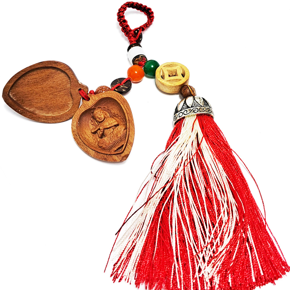 大勢至菩薩{檀香木}掛飾【十方】152221