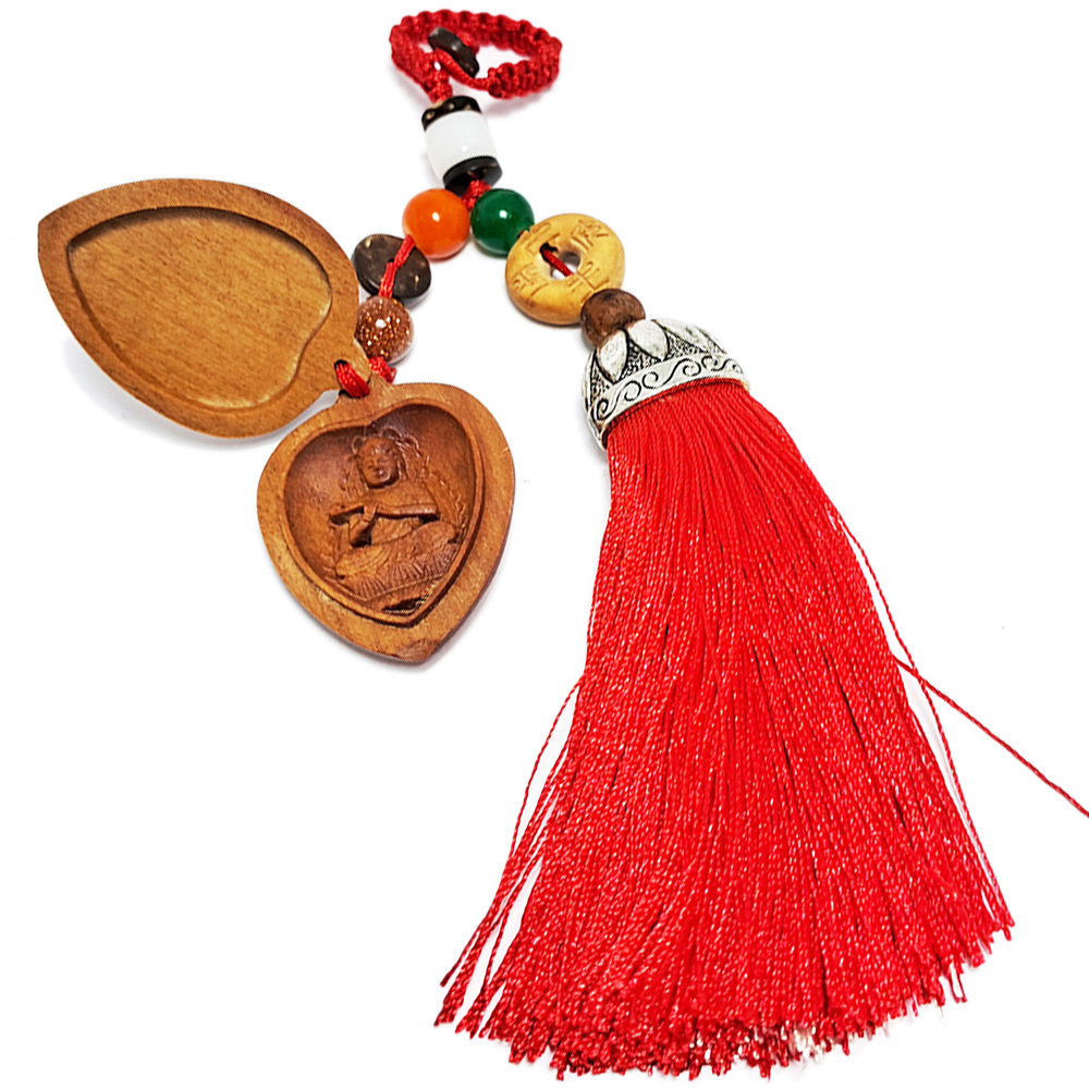 大勢至菩薩{檀香木}掛飾【十方】152220