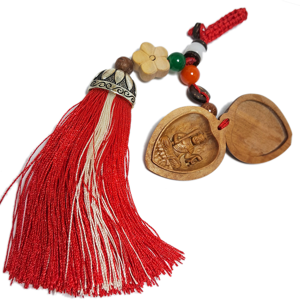 不動明王{檀香木}肖雞守護神掛飾【十方】152187