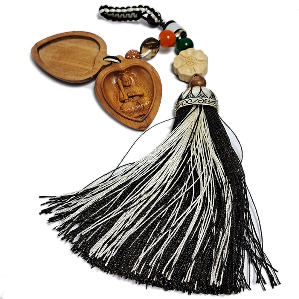 文殊菩薩{檀香木}掛飾【十方】152214