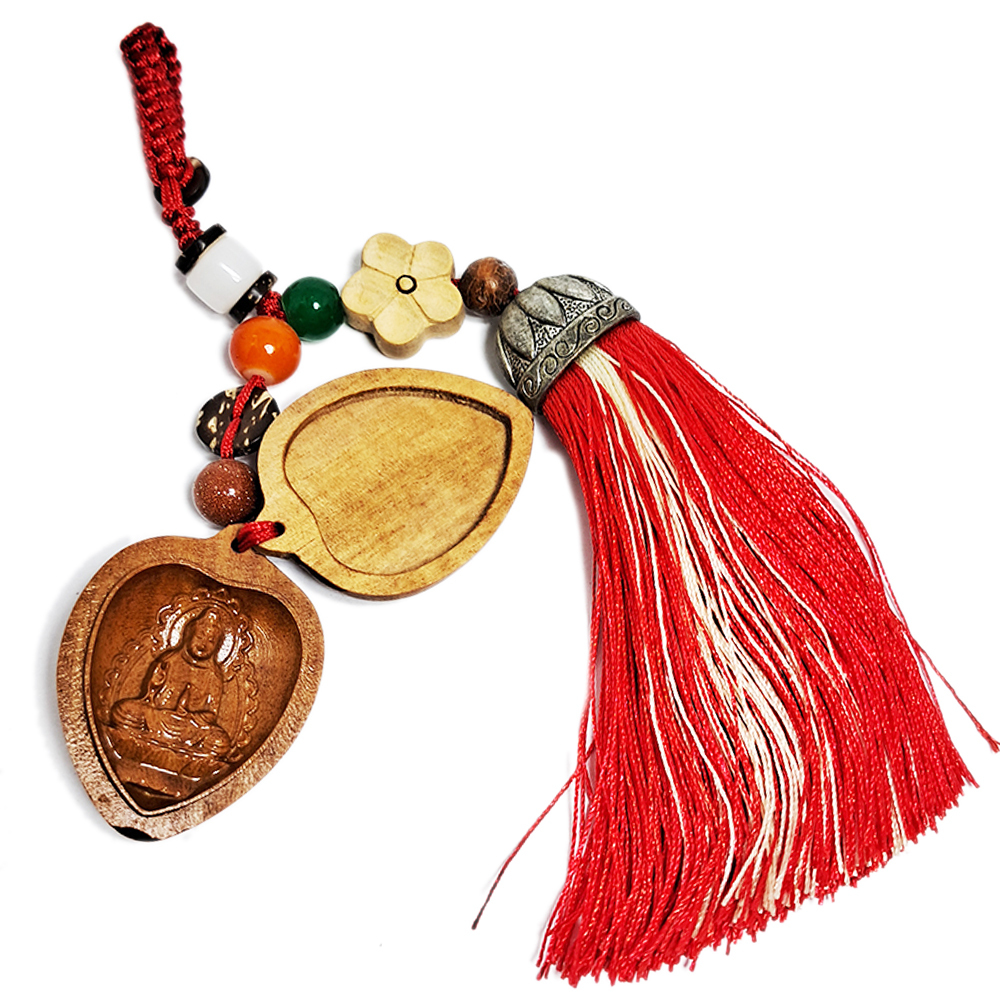 普賢菩薩{檀香木}掛飾【十方】152199