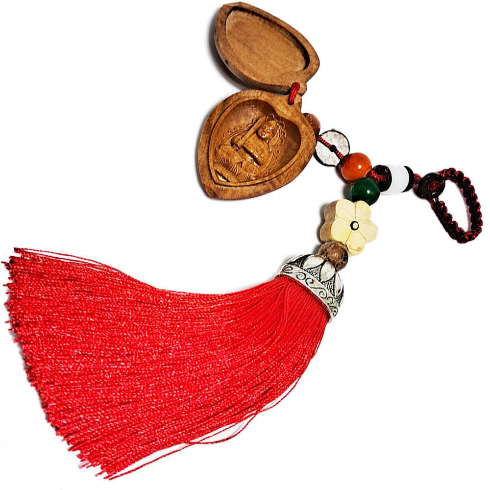 虛空藏如來{檀香木}掛飾【十方】152206