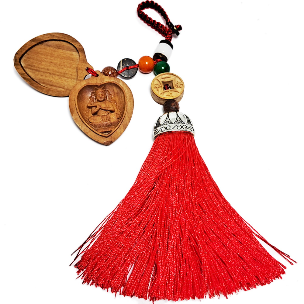 大勢至菩薩{檀香木}掛飾【十方】152219