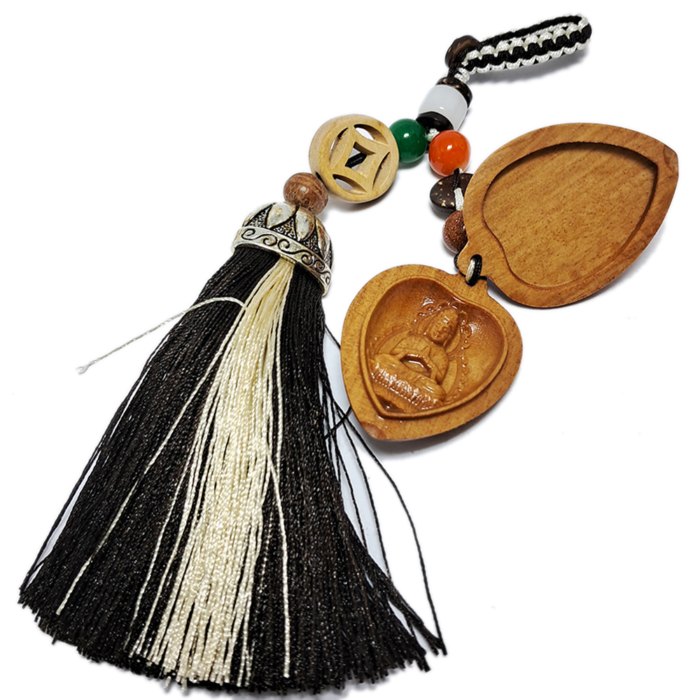 普賢菩薩{檀香木}掛飾【十方】152198